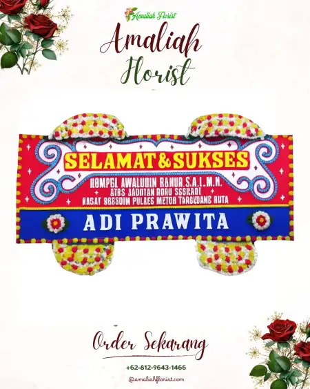 Papan Bunga Ucapan Selamat Srimulyo